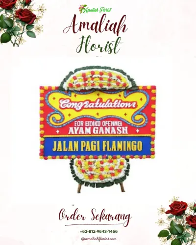 Bunga Papan Congratulation di Kertanegara